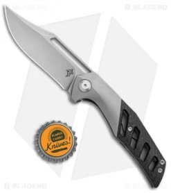APurvis Blades Primordial Frame Lock Knife Ti/Carbon Fiber (3.25" Stonewash) -The Family Tools Shop A Purvis Blades Primordial SW BHQ 90344 jr bottlecap