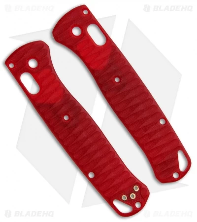 Allen Putman Benchmade Bugout Custom Sculpted G-10 Replacement Scales (Red) 3 Allen Putman Benchmade Bugout Custom Sculpted G-10 Replacement Scales (Red)
