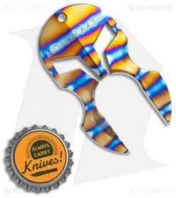 Andre De Villiers AdV Tactical Spartan Bottle Opener Knuck - Flamed Titanium -The Family Tools Shop Andre de Villiers AdV Tactical Spartan Bottle Opener Knuck Flamed Ti BHQ 122331 jr bottlecap