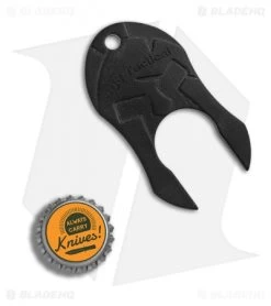 Andre De Villiers AdV Tactical Spartan Knuck - Black G-10 -The Family Tools Shop Andre de Villiers AdV Tactical Spartan Knuck Black G10 BHQ 88885 er bottlecap