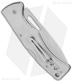 Bear Edge Money Clip 3.25" Lockback Knife (2.37" Satin) 61525 -The Family Tools Shop Bear Edge Money Clip LB Satin 61525 BHQ 94494 jr side
