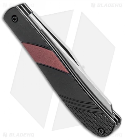 Bear Edge Traditional Trapper Slip Joint Knife Black Aluminum (2.75" Satin)61532 5 Bear Edge Traditional Trapper Slip Joint Knife Black Aluminum (2.75" Satin)61532 - Image 3