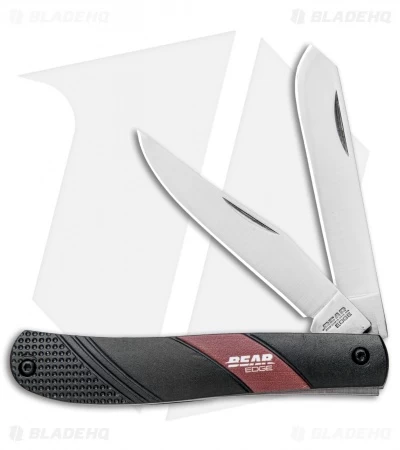 Bear Edge Traditional Trapper Slip Joint Knife Black Aluminum (2.75" Satin)61532 3 Bear Edge Traditional Trapper Slip Joint Knife Black Aluminum (2.75" Satin)61532