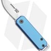 Bear & Son 109 Slip Joint Pocket Knife Blue Aluminum (1.5" Satin) 2 Bear & Son 109 Slip Joint Pocket Knife Blue Aluminum (1.5" Satin) -The Family Tools Shop Bear and Son Aluminum SJ Blue Satin BHQ 107780 jr