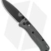 Flytanium Crossfade Black Canvas Micarta + Benchmade Mini Bugout Knife (3" BLK)