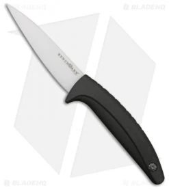 Benchmark Ceramic Paring Knife Black Rubber (4" Plain)