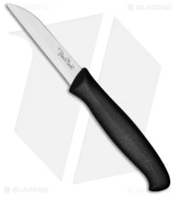 Benchmark Ceramic Paring Knife Black Rubber (3" Plain)