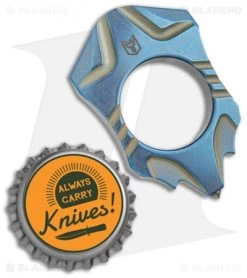 Bestech Knives BM03 Blue Titanium Knuck -The Family Tools Shop Bestech Knives BM03 Blue Ti Knuck BHQ 84794 jr bottlecap