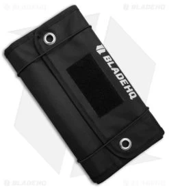 The Family Tools Shop 19 Blade HQ Jumbo Knife Roll Nylon Carry Case - Black W/Door Hooks