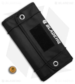 Blade HQ Jumbo Knife Roll Nylon Carry Case - Black W/Door Hooks -The Family Tools Shop Blade HQ Jumbo Knife Roll Nylon Carry Case Black W Door Hooks BHQ 101144 td size