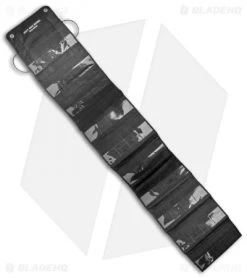 The Family Tools Shop -The Family Tools Shop Blade HQ Jumbo Roll Nylon Carry Case Black with Hooks BHQ 101144 jr open