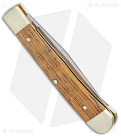 Boker Trapper Asbach Uralt Slip Joint Knife Oak Wood (3.3" Satin) 8 Boker Trapper Asbach Uralt Slip Joint Knife Oak Wood (3.3" Satin) -The Family Tools Shop Boker Trapper Asbach Uralt SJ Oak Wood Satin BHQ 137741 jr side