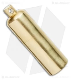 Brass Warhead Cylinder Lighter Flat Bottom - Watertight