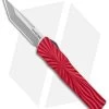 Brian Tighe & Friends Small Twist Tighe Tanto OTF Knife Red (2.75" Stonewash) -The Family Tools Shop Brian Tighe and Friends Twist Tighe Tanto Auto Red Satin 001301 2 BHQ 99968 jr