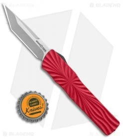 Brian Tighe & Friends Small Twist Tighe Tanto OTF Knife Red (2.75" Stonewash) 9 Brian Tighe & Friends Small Twist Tighe Tanto OTF Knife Red (2.75" Stonewash) -The Family Tools Shop Brian Tighe and Friends Twist Tighe Tanto Auto Red Satin 001301 2 BHQ 99968 jr bottlecap