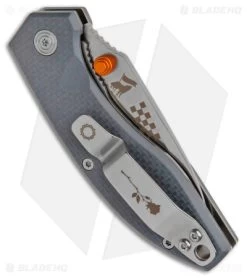 Burnside Knives Carmen Liner Lock Knife Gray G-10 (2.6" Satin) 8 Burnside Knives Carmen Liner Lock Knife Gray G-10 (2.6" Satin) -The Family Tools Shop Burnside Knives Carmen LL Gray G 10 Satin BHQ 173551 jr side