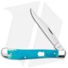 Case Cutlery Slimline Trapper Knife 4.125" Caribbean Blue Bone (61048 SS)