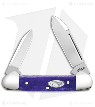 Case Knives Ultra Violet Bone Smooth Baby Butterbean (62132 SS) 3 Case Knives Ultra Violet Bone Smooth Baby Butterbean (62132 SS)