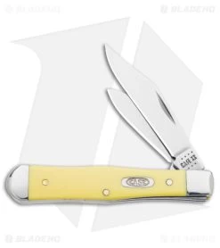 Case Small Swell Center Jack Knife 3" Yellow Synthetic (3225 1/2 SS) 65327