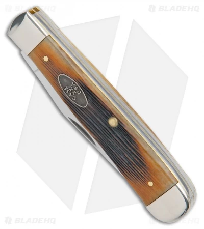 Case Trapper Knife 4.25" Antique Barnboard Jigged Bone (6254 SS) 25151 4 Case Trapper Knife 4.25" Antique Barnboard Jigged Bone (6254 SS) 25151 - Image 2