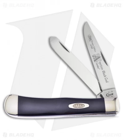 Case Trapper Knife 4.125" Premier Edition American Black Coal (9254 SS) 9254ABC 3 Case Trapper Knife 4.125" Premier Edition American Black Coal (9254 SS) 9254ABC