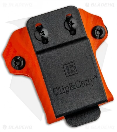 Clip & Carry Kydex Sheath Keychain For Gerber Suspension (Orange CF) 4 Clip & Carry Kydex Sheath Keychain For Gerber Suspension (Orange CF) - Image 2