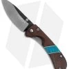 Condor Blue River Hunter Framelock Knife Walnut Turquoise (3.4" Sabre ) -The Family Tools Shop Condor Blue river Hunder LL BHQ 117164 jr