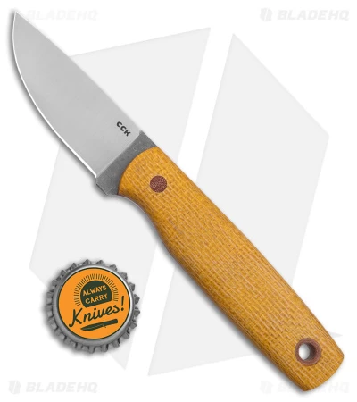 Cypress Creek Knives Forager TT Fixed Blade Knife Philellow Burlap (3" Satin) 6 Cypress Creek Knives Forager TT Fixed Blade Knife Philellow Burlap (3" Satin) - Image 4