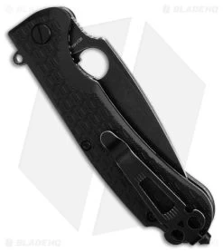 Daggerr Discover Knives Resident Liner Lock Knife Black FRN (3.5" Black) -The Family Tools Shop Daggerr Discover Knives Resident LLK Black FRN 3in Black BHQ 180528 td side