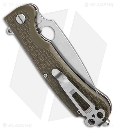 Daggerr Discover Knives Resident Liner Lock Knife Olive FRN (3.5" Stonewash) 5 Daggerr Discover Knives Resident Liner Lock Knife Olive FRN (3.5" Stonewash) - Image 3