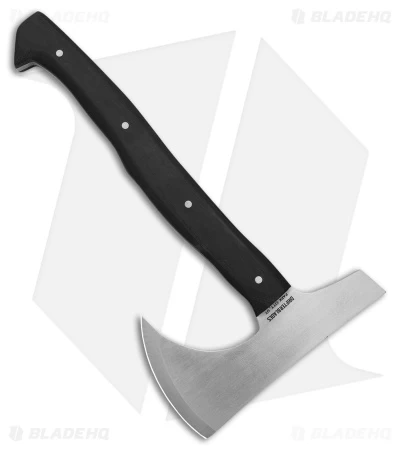 Drifter Blades 12" Satin Finish Bruin Tomahawk - Black G-10 Titanium Pins 4 Drifter Blades 12" Satin Finish Bruin Tomahawk - Black G-10 Titanium Pins - Image 2