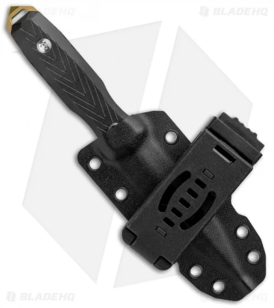 EOS Mini Thresher Fixed Blade Knife Black (3.6" OD Green) W/ Custom Sheath 5 EOS Mini Thresher Fixed Blade Knife Black (3.6" OD Green) W/ Custom Sheath - Image 3