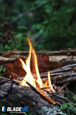 Exotac NanoSTRIKER XL Fire Starter Ferro Ultra-Portable Keychain (Orange) -The Family Tools Shop ET1140ORG with fire