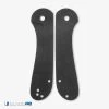 Flytanium Custom Contoured Midnight Black DLC Titanium Scales For Civivi Element -The Family Tools Shop Elementum Ti Black inside