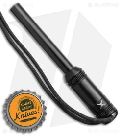 Exotac FireROD XL Fire Starter Ferro Rod W/ Storage Capsule (Black) -The Family Tools Shop Exotac FireROD XL Black BHQ 141125 jr bottlecap