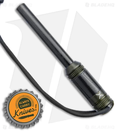 Exotac FireROD XL Fire Starter Ferro Rod W/ Storage Capsule (OD Green) 6 Exotac FireROD XL Fire Starter Ferro Rod W/ Storage Capsule (OD Green) - Image 4