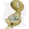 Explorer Engineer Directional Enclosed Compass W/ Magnifying Glass Gold