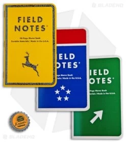 Field Notes "Mile Marker" - Exit, Interstate, Game Crossing 3-Pack Memo Books -The Family Tools Shop Field Notes Mile Marker Exit Interstate Game Crossing 3 Pack Memo Books FNC 42 BHQ 100073 jr bottlecap