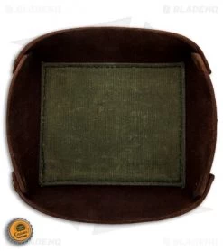 Fire Hall Knife & Leather Small Valet Tray With Canvas -The Family Tools Shop Fire Hall Knife and Leather Small Valet Tray Canvas BHQ 91194 jr bottlecap