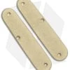 Flytanium Custom Brass Scales For Victorinox Cadet Swiss Army Knife (84mm) -The Family Tools Shop Flytanium 84mm SAK Scales Brass Flat BHQ 118824 jr
