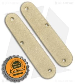 Flytanium Custom Brass Scales For Victorinox Cadet Swiss Army Knife (84mm) -The Family Tools Shop Flytanium 84mm SAK Scales Brass Flat BHQ 118824 jr bottlecap