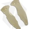 Flytanium Brass Scales For Spyderco Yojimbo 2 Knife - Antique Stonewash -The Family Tools Shop Flytanium Brass Yojimbo 2 Scales BHQ 103764 jr