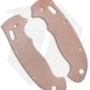 Flytanium Custom Copper Scales For Spyderco Manix 2 XL - Stonewash -The Family Tools Shop Flytanium Copper Manix 2 XL Scales BHQ 103760 jr