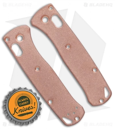 Flytanium Copper Scales For Benchmade Mini Bugout Knife - Antique Stonewash 4 Flytanium Copper Scales For Benchmade Mini Bugout Knife - Antique Stonewash - Image 2