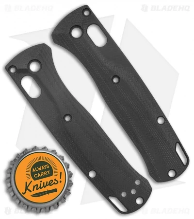 Flytanium Crossfade Black G-10 Scales For Benchmade Mini Bugout Knife 4 Flytanium Crossfade Black G-10 Scales For Benchmade Mini Bugout Knife - Image 2