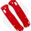 Flytanium Custom Crossfade G-10 Scales For Benchmade Bugout - Fire Red