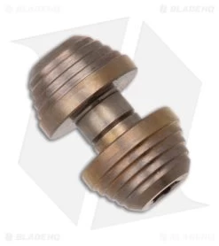 Flytanium Custom Titanium Thumb Stud For Demko AD20.5 Knife (Bronze)