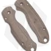 Flytanium Lotus Green Canvas Micarta Scales For Spyderco Para 3 Knife