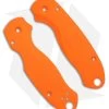 Flytanium Lotus Orange G-10 Scales For Spyderco Paramilitary 3 Knife