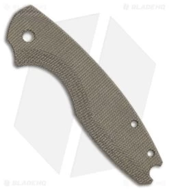 Flytanium Pilar III Green Canvas Micarta Scales